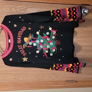 UGLY CHRISTMAS SWEATER, Size Large(12-14)  Worn Once